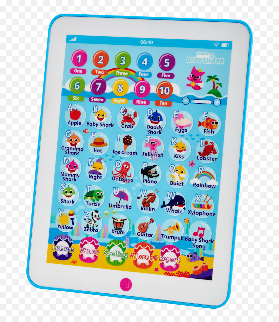 Tablet - Pinkfong Babyshark By Wowwee Baby Shark Tablet Emoji,Japanese Emoticons Laze