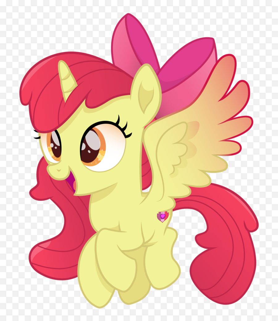 Applebloom Alicorn Sticker - My Little Pony Princess Apple Bloom Emoji,Mlp Emojis Fan Made