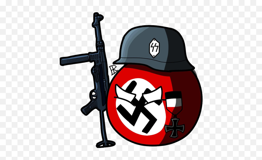 Discuss Everything About Polandball - Nazi Germany Ball Emoji,Nazi Emoticon Skype