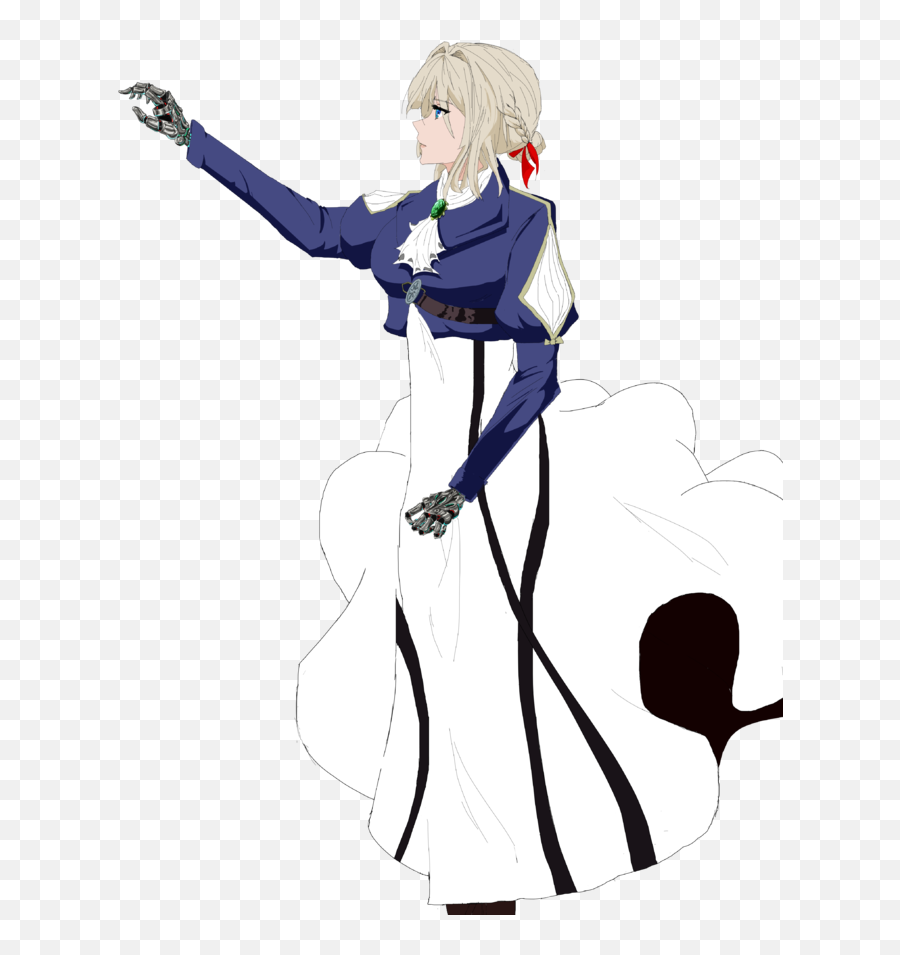 Fanart Violet Evergarden Ap User - Fictional Character Emoji,Violet Evergarden No Emotion