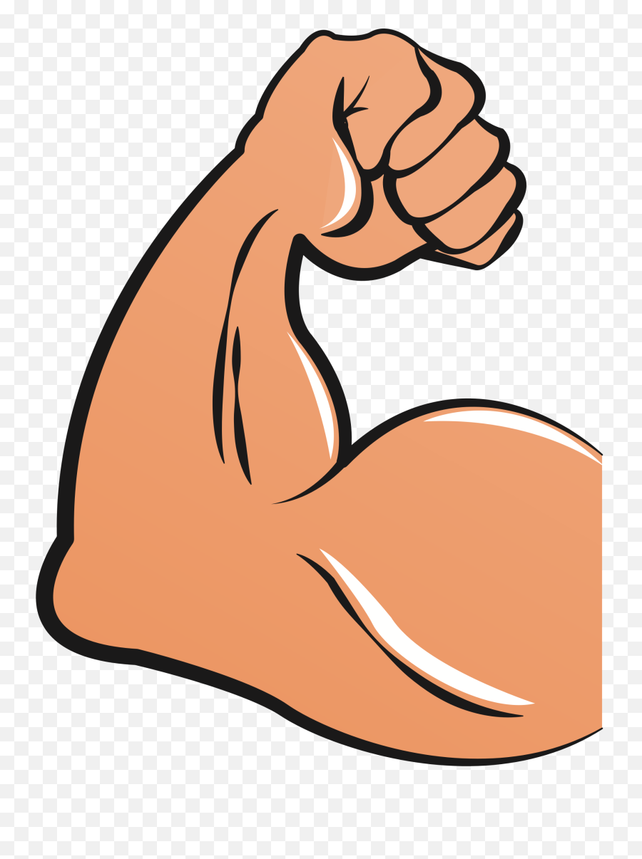 Elbow Clipart Biceps Elbow Biceps - Bicep Clipart Emoji,Bicep Emoji