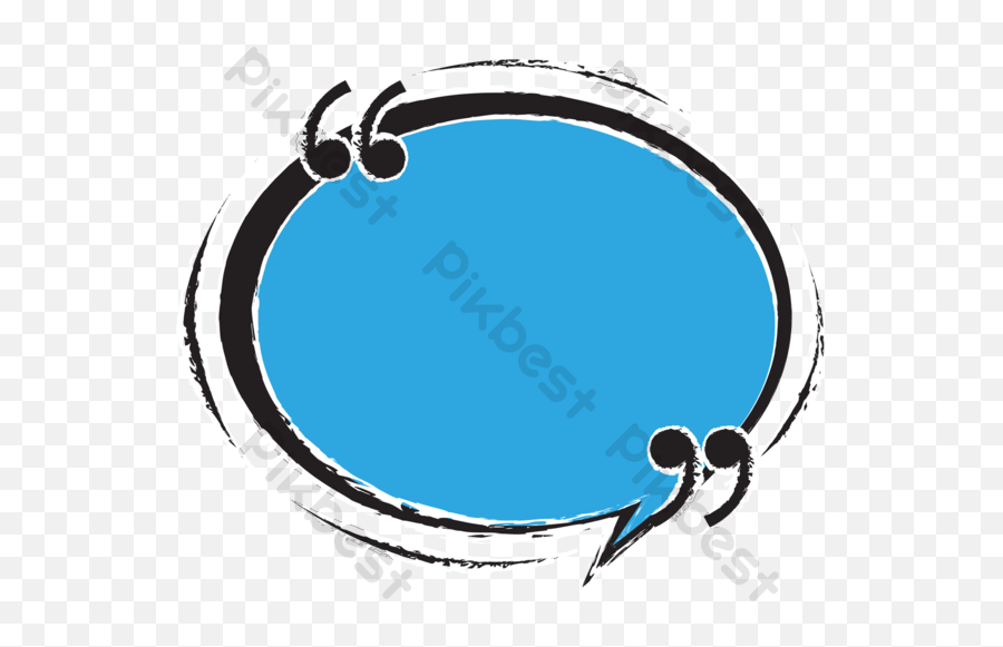 Simple Blue Quotation Mark Dialog Png Element Png Images - Timbrel Emoji,Alt Emojis Checkmark