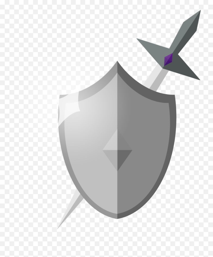 Sword Shield Defend Warrior Sticker By Mcpootles - Sword And Shield Symbol Png Emoji,Warrior Emoji