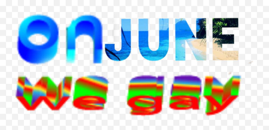 Wegay On June We Gay Sticker By - Cherry Blossom Horizontal Emoji,Gay Emoji App