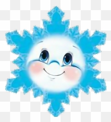 Snowflakes - Clip Art Snow Flake With Eye Emoji,Icicle Emoji
