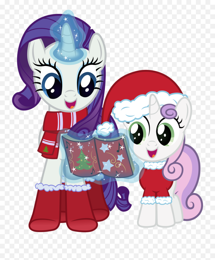 Rarity My Little Pony Christmas Emoji,Bearded Pony Emoticons