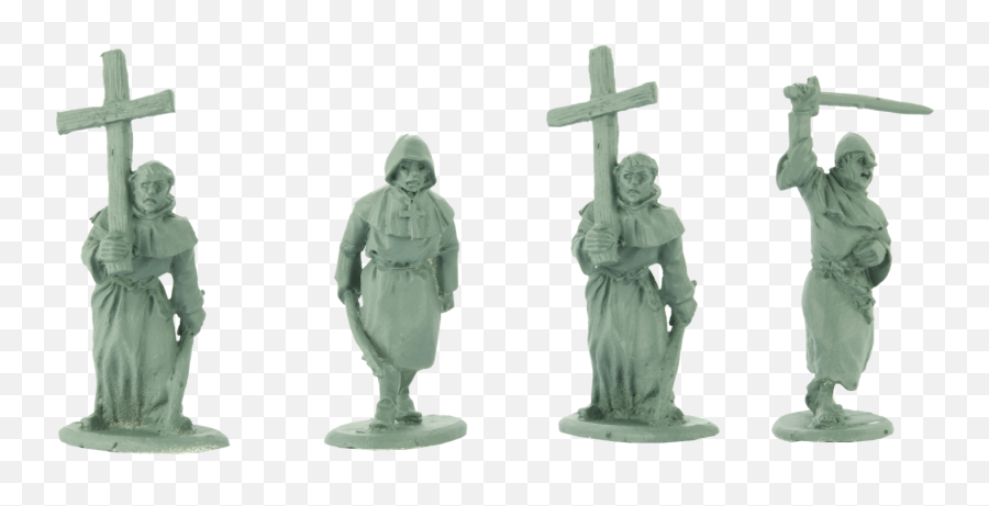 Wargames Illustrated 28mm Warrior Monks - Christian Cross Emoji,Emotion Monk Statue