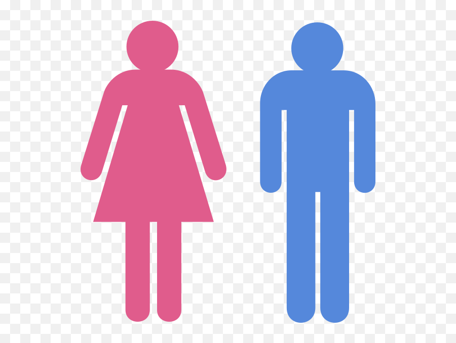 Boy Standing Png - Guy And Girl Symbol 282683 Vippng Girl And Boy Restroom Signs Emoji,Sad Symbols -face -smiley -smileys -smilies -emoji -emojis