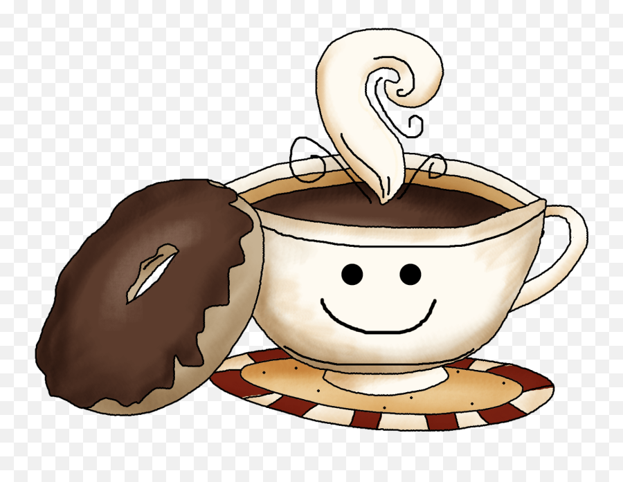 Coffee And Doughnuts Dunkin Donuts - Coffee And Donuts Png Emoji,Dunkin Donuts Pumpkin Coffee Emoticons