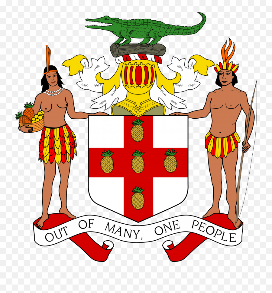 Flag Of Jamaica Flag Download - Jamaica Coat Of Arms Emoji,Jamaica Emoji