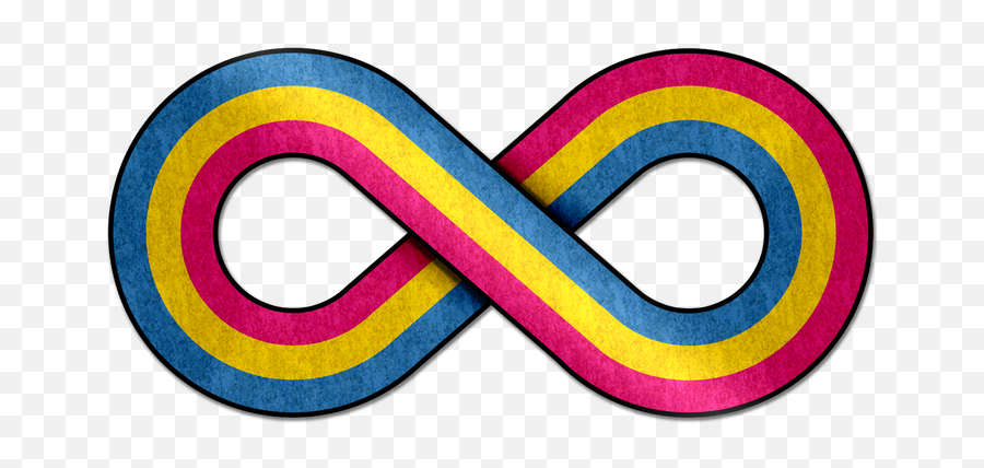 Pansexual Infinity - Live Loud Graphics Asexuality Emoji,Rainbow Flag Facebook Emoticon 2017