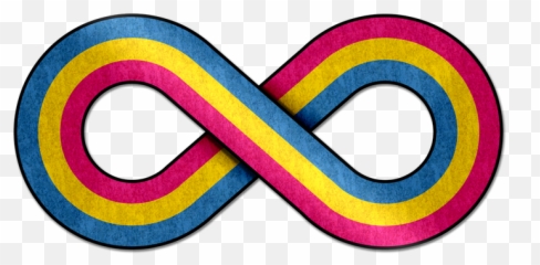 Pansexual Infinity - Live Loud Graphics Asexuality Emoji,Rainbow Flag Facebook Emoticon 2017