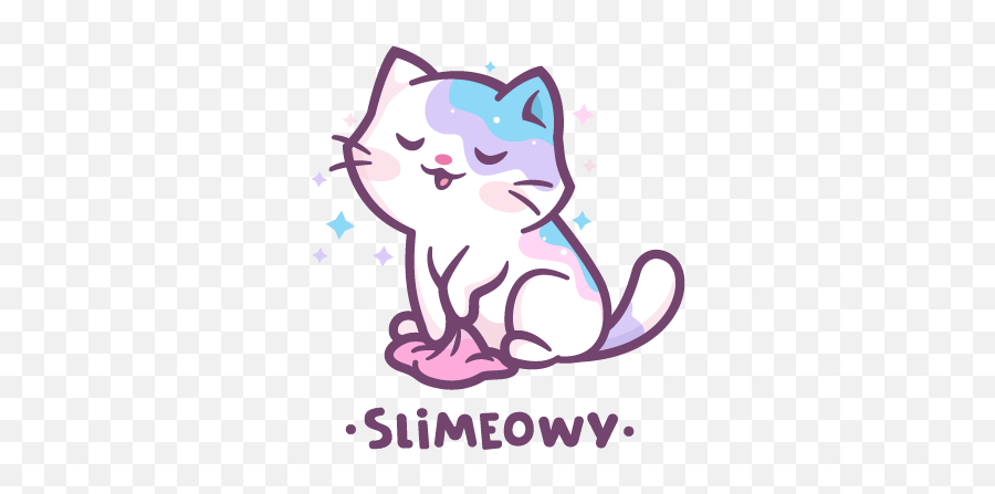 Slimeowy - Cat Slime Shop Emoji,Cat Emoji Facebook Name