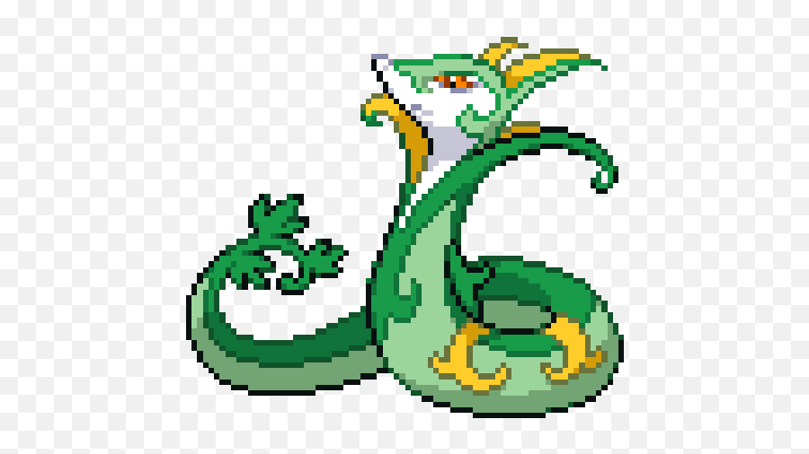 Serperior - Serperior Sprite Emoji,Snivey Emoticon