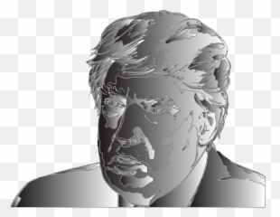 Donald Trump Portrait 3 Surreal 3 - Hair Design Emoji,Donald Trump Face Emoticon