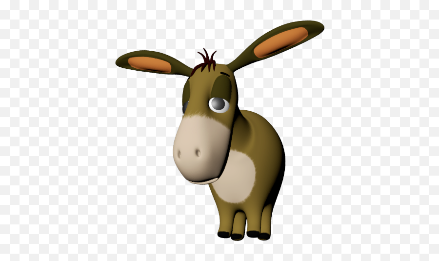 Donkey Model From Winnie The Pooh By Gureyt 3docean - Pack Animal Emoji,Winnie The Pooh Emojis