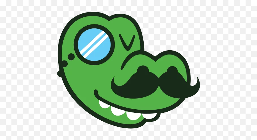 Telegram Sticker 32 From Collection Mydealz Kroko Emoji,Maori Emojis