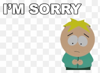 Im Sorry Butters Stotch Sticker - Im Sorry Butters Stotch Emoji,Pardon Me Emotion