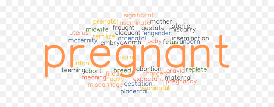Synonyms And Related Words - Vertical Emoji,Pregnant With Emotion
