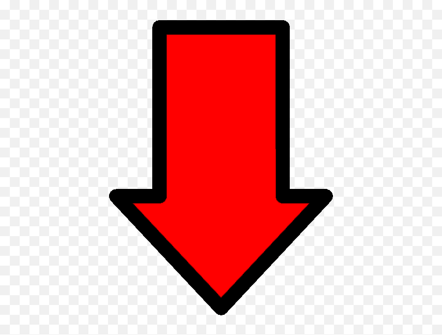 Arrow Pointing Down Clipart - Clipart Suggest Emoji,Piont Down Emoji