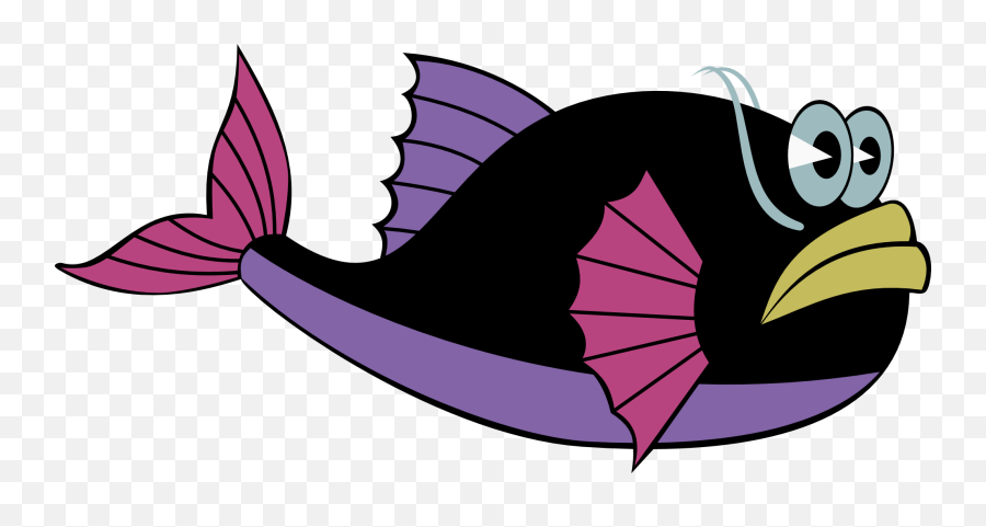 Purple Fish With Big Eyes And Big Lips - Clip Art Emoji,Big Lip Emoji