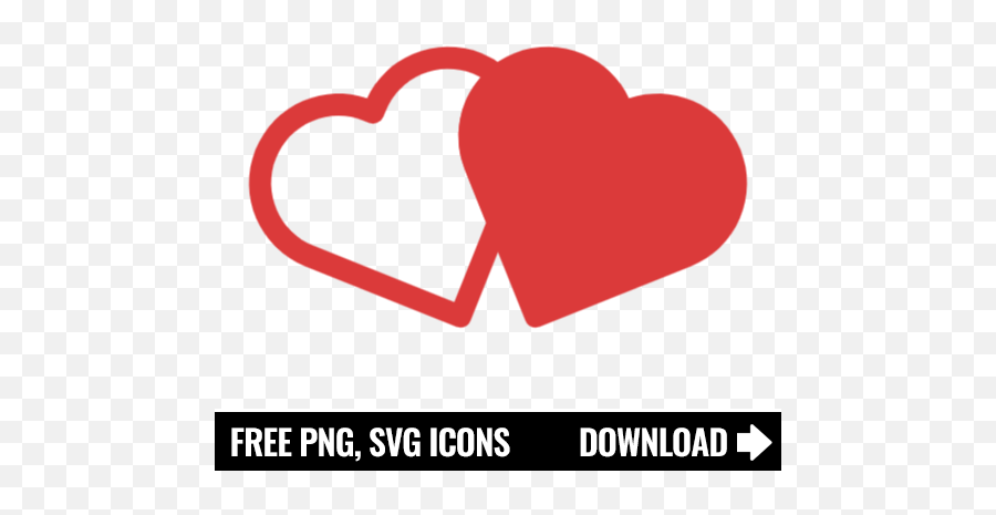 Free Red Two Hearts Png Svg Icon Heart Icons Icon Two Emoji,Three Hearts Emoji