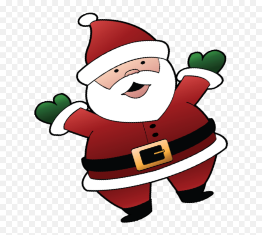 Free Santa Claus Clip Art Image A - Clip Art Christmas Design Emoji,Black Santa Emoji
