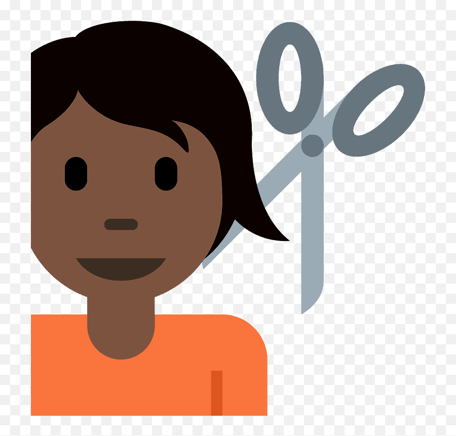 Person Getting Haircut Emoji Clipart - Happy,Hair Cut Emoji