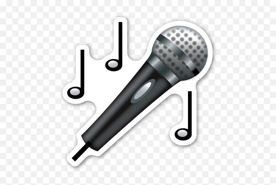Download Microphone Emoji Png Png Image With No Background - Transparent Background Microphone Emoji,Music Emoji Png