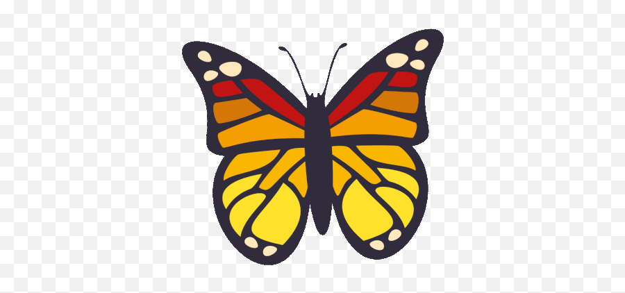 Butterfly Joypixels Gif - Butterfly Joypixels Flying Discover U0026 Share Gifs Monarch Butterfly Emoji,Butterfly Emoji Transparent