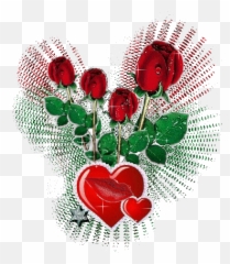 Iss Pyaar Ko Kya Naam Doon - Love Heart Flower Gif Emoji,Webfetti Emoticons