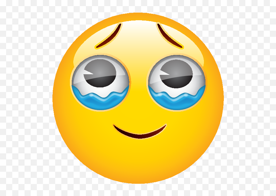 Crying Happy Tears Emoji - Happy,Laughing Face Emoji