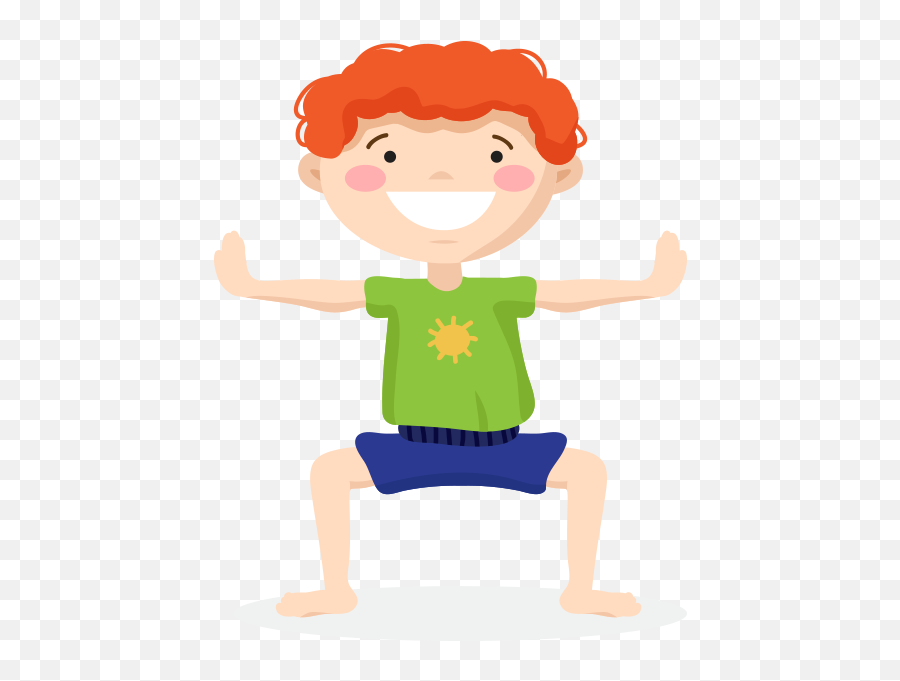 Yoga For Kids - Kid Yoga Cartoon Png Emoji,Emotions Clip Art Kids