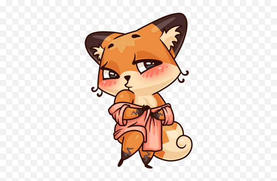 Fox Illustration - Drawing Emoji,Red Fox Emoticon