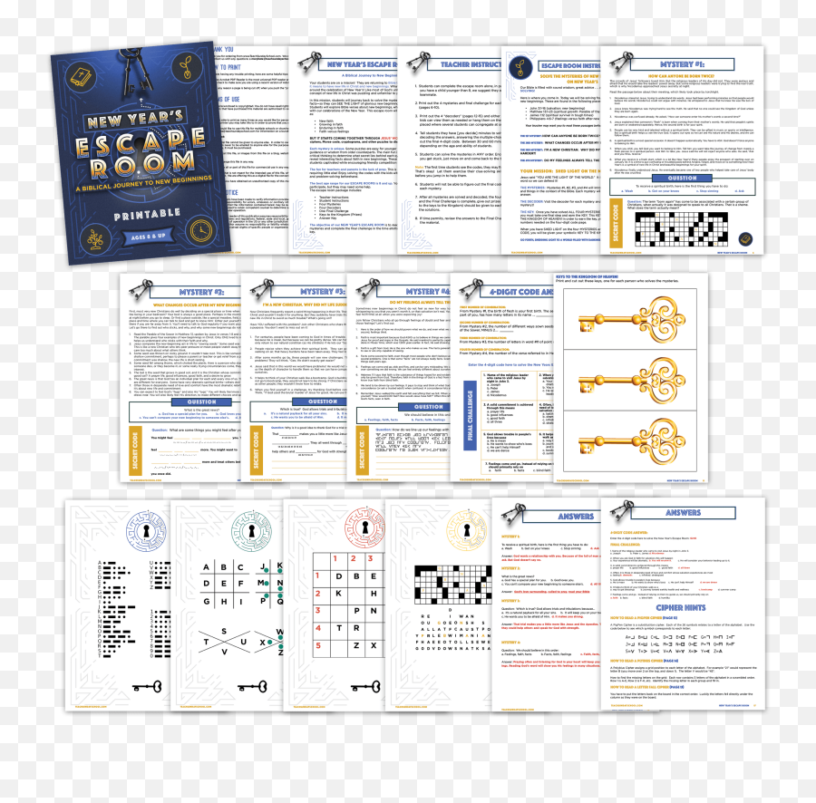 New Years Escape Room Teach Sunday - Vertical Emoji,Preschool Bible Lessons God Gives Me Emotions