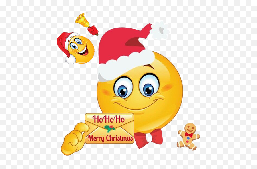 Year Stickers Pack For Wa - Merry Christmas Smiley Emoji,New Whatsapp Christmas Emojis Android