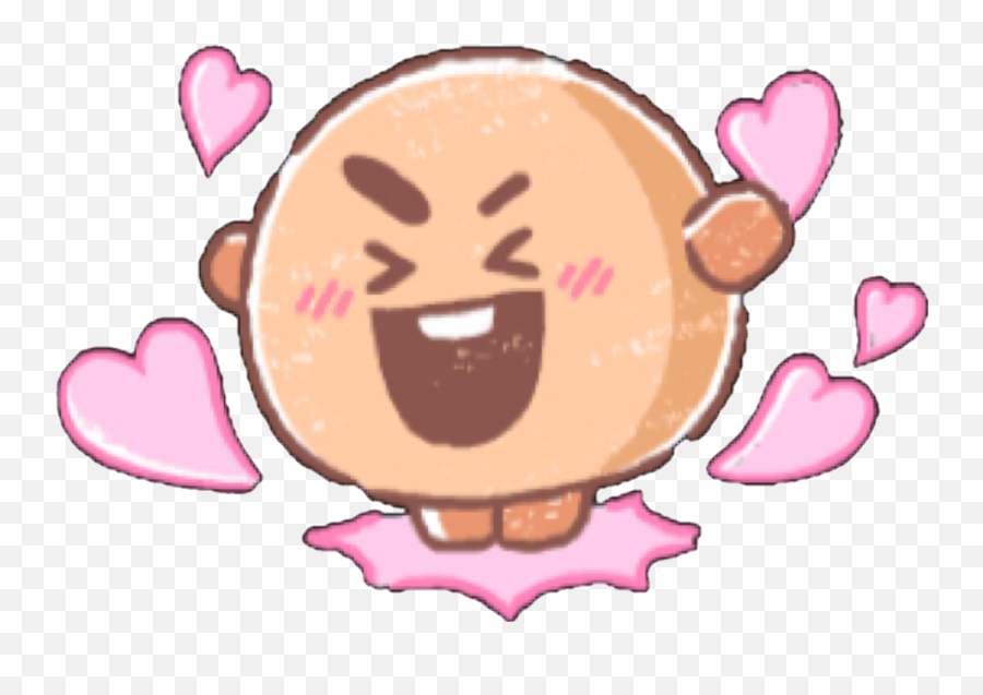 Bt21 Shooky Bt21shooky Suga Yoongi - Bt21 Stickers Gif Heart Emoji,Yoongi Heart Emojis