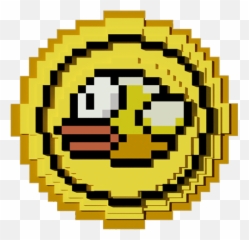 Flappycoin Flappy - Pixel Rainbow Emoji,Meme Gas Emoticon
