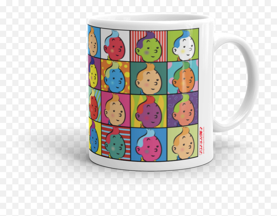 Coffee Mug - Happy Fathers Day Serveware Emoji,Father's Mask Emoticon