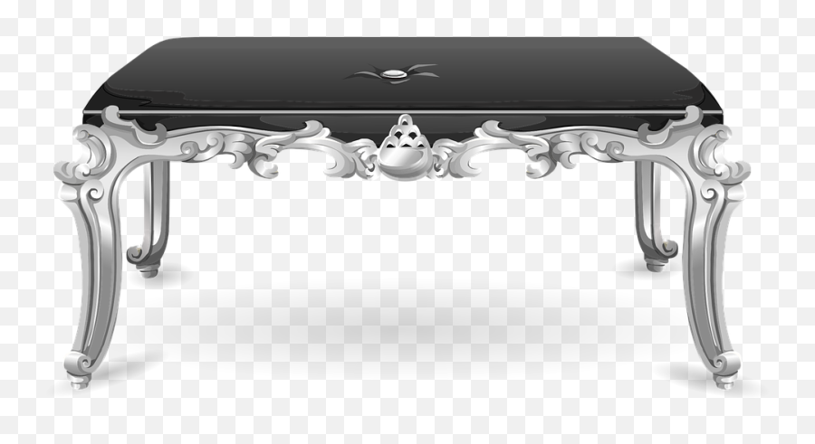 Table Ornate Decorative Furniture - Fancy Table Png Emoji,Reflections Furniture Emotion Dining Set