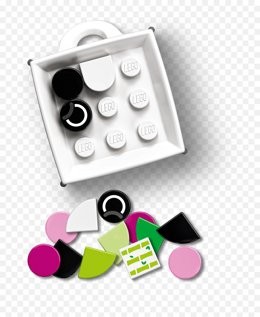 Bag Tag Panda 41930 - Lego Dots Sets Legocom For Kids Sg Lego Dots Bag Tag Emoji,Panda Crying Emoji