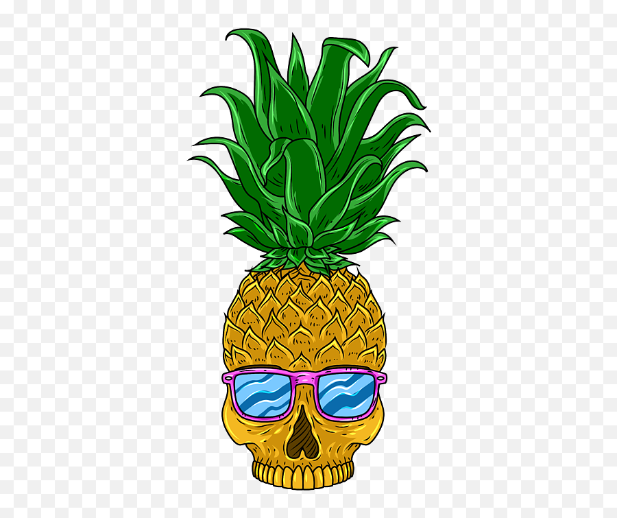 Pineapple Sunglasses For Men Women Kids - Sunglasses Pineapple Skull Emoji,Pineapple Emotions