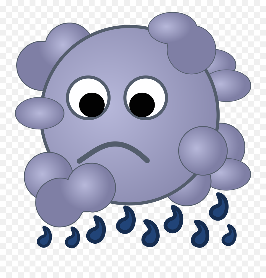Rainy Png - Dot Emoji,Rainy Sad Emoticon