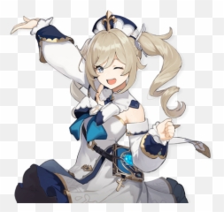 Top - Barbara Genshin Impact Emoji,Animated Emojis Like In Your Lie In April