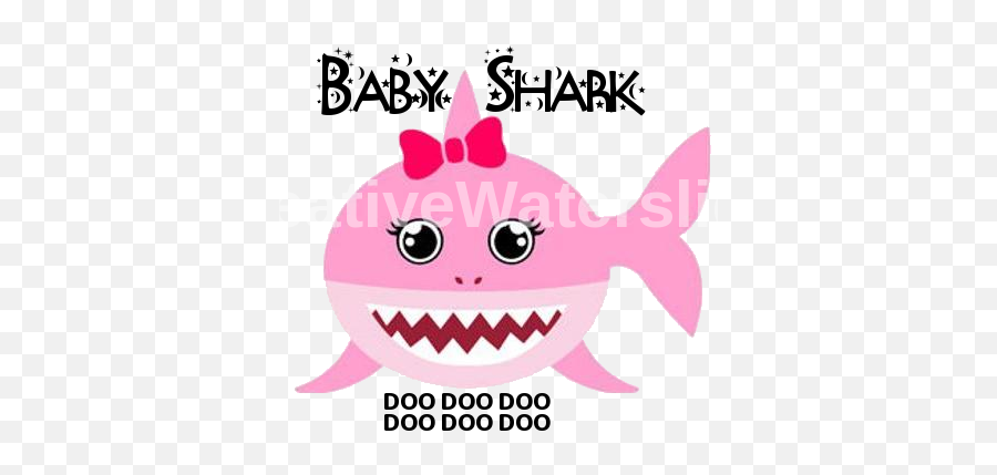 Baby Shark Doo Doo Doo - Design Emoji,Laser Shark Emoticon