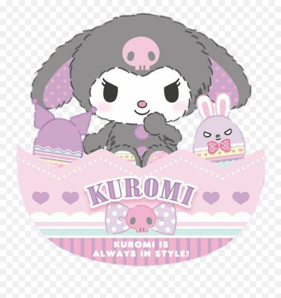 Sceasterbunnies Easterbunnies Kuromi Sticker By - Kuromi Emoji,Bunny And Egg Emoji