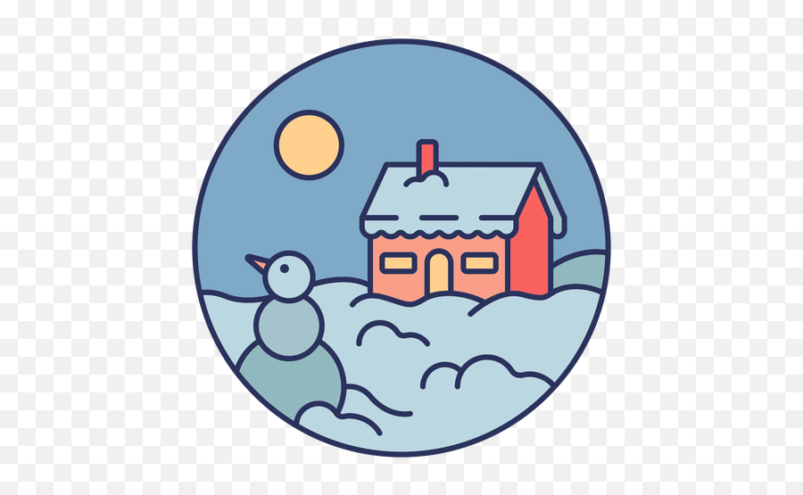 Snow Landscape House Transparent Png U0026 Svg Vector Emoji,Funny Snow Emojis