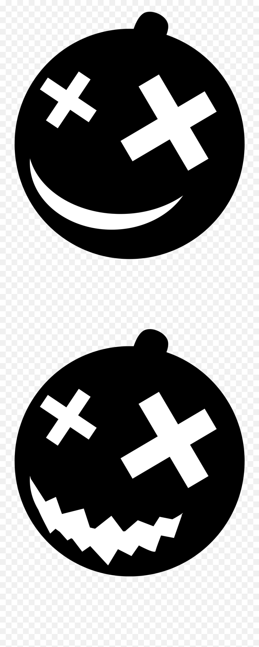 Jack Hallowen Caras Negro Malo Sticker By Zeezii - Dot Emoji,Jack Emoji