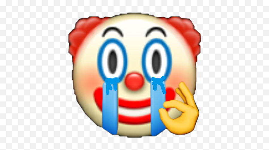 Fastest Sad Clown Emoji Transparent,Subir Escaleras Emoticon