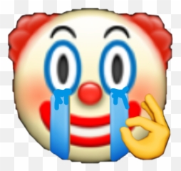 Fastest Sad Clown Emoji Transparent,Subir Escaleras Emoticon